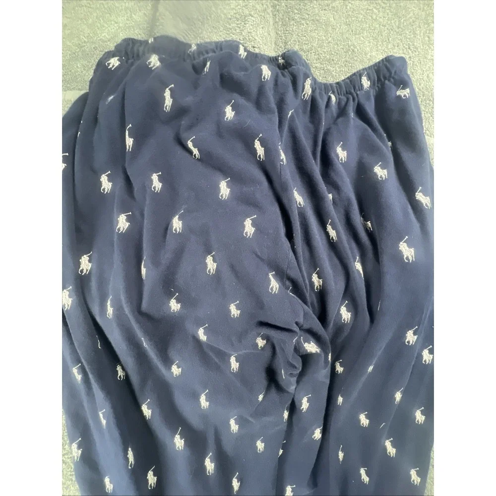 Polo Ralph Lauren Pajama Pants Men Size Large All Over Pony Loungewear Sleepwear